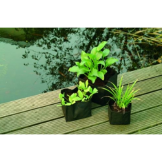 Vízinövény ültető tasak, négyszögletes 18 cm