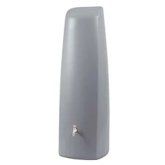 Elegance fali esővízgyűjtő tartály, 400 l, kőszürke - fő nézet - sunikft.hu