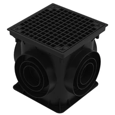 Kültéri víznyelő műanyag ráccsal 250x250 mm - Suni kft.