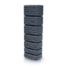 Esővízgyűjtő tartály, Tower téglahatású, 350 l, antracit  - sunikft.hu