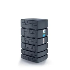 Esővízgyűjtő tartály, Tower kőhatású, 500 l, antracit - sunikft.hu