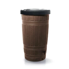 Esővízgyűjtő tartály, Woodcan, 265 l, barna - sdunikft.hu
