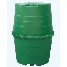 Top esővízgyűjtő tartály, 1300 l, sötétzöld - fő nézet - sunikft.hu