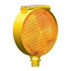 Napelemes Solar Led figyelmeztető, villogó lámpa, kétoldalas - sunikft.hu