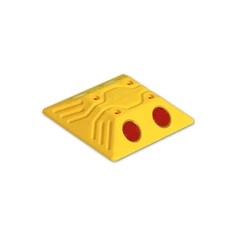 Útburkolati sárga prizma, 2+2 lencsével - sunikft.hu