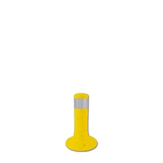 Rugalmas forgalomterelő oszlop, sárga színű, 30 cm - sunikft.hu