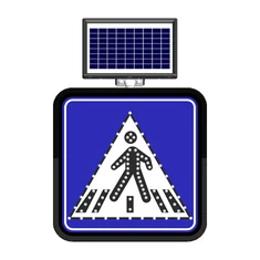 Napelemes LED figyelmeztető tábla  - sunikft.hu