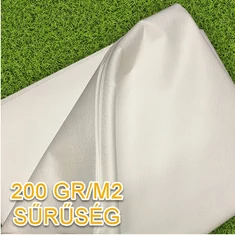 Geotextília 200 gr/m2, 2x5 méter - 10 m2/csomag (fehér)