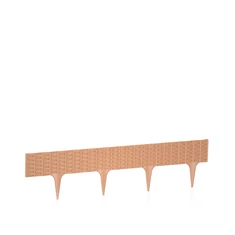 Border Rattan Kerti ágyásszegély, terrakotta színű - sunikft.hu