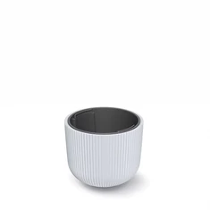 MILLY virágcserép, fehér, 24 cm - sunikft.hu