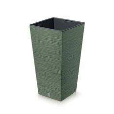 Virágláda Furu SQUARE kaspó, 38 cm, zöld - sunikft.hu