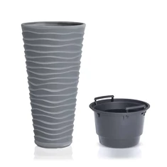 Sand Slim Virágkaspó, 62 cm, kőszürke színű - sunikft.hu