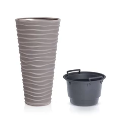 Sand Slim Virágkaspó, 62 cm, mokka színű - sunikft.hu