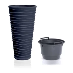 Sand Slim Virágkaspó, 62 cm, antracit színű - sunikft.hu