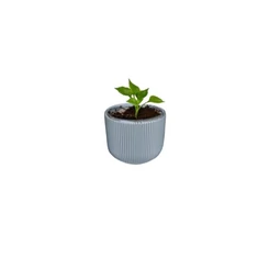MILLY virágcserép, világosszürke 24 cm - sunikft.hu