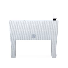 Rato balkonláda, virágcserép, fehér színű, 60 cm - sunikft.hu