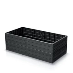 Magaságyás Woody Base téglalap, antracit színű - sunikft.hu