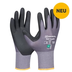 Top Flex munkavédelmi kesztyű, lila színű, 8/M-12/XXXL - sunikft.hu