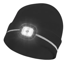 LED-es munkavédelmi sapka, fekete színű - sunikft.hu