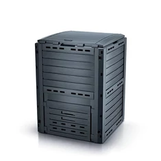Compogreen Komposztáló 280 literes, Woody antracit - sunikft.hu