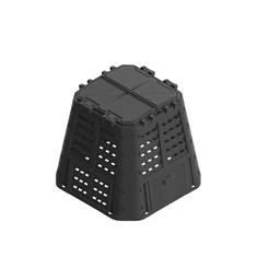 Komposztáló 480 l, fekete - sunikft.hu