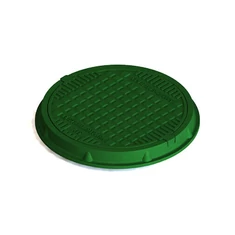 Kompozit aknafedél Ø730 mm, zöld  - sunikft.hu