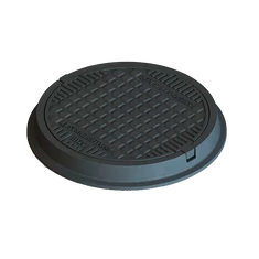 Kompozit aknafedél Ø770 mm, fekete   - sunikft.hu