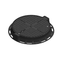 Öntöttvas aknafedél Ø760 mm, C250 terheléssel - zárható, zsanéros - sunikft.hu