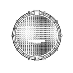 Öntöttvas aknafedél Ø990 mm, D400 terheléssel - zárható - sunikft.hu