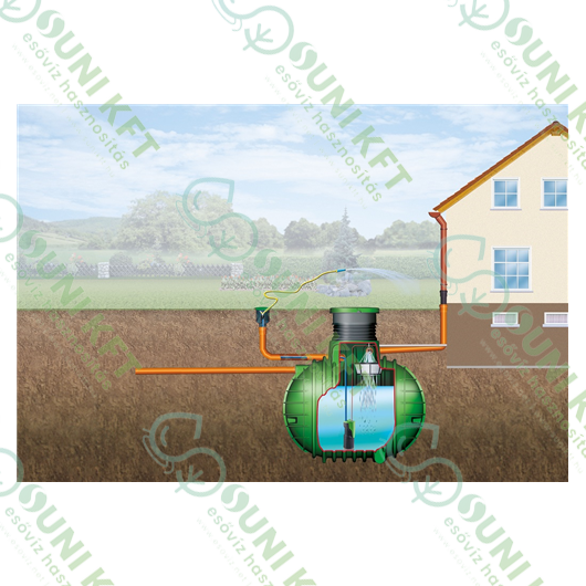 Columbus esővízgyűjtő tartály, 4500 l, Garten-Comfort - sunikft.hu