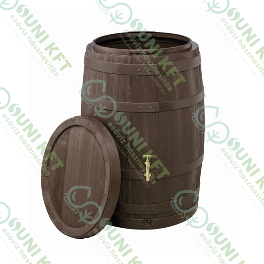 Barrica esővízgyűjtő hordó, 420 liter - fő nézet - sunikft.hu