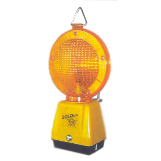 Lámpa "Őrszem" sárga Solilete LED