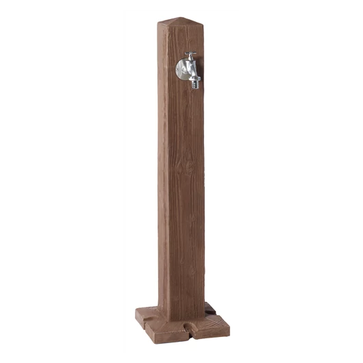 Wood kerti kút, sötét fa - fő nézet - sunikft.hu