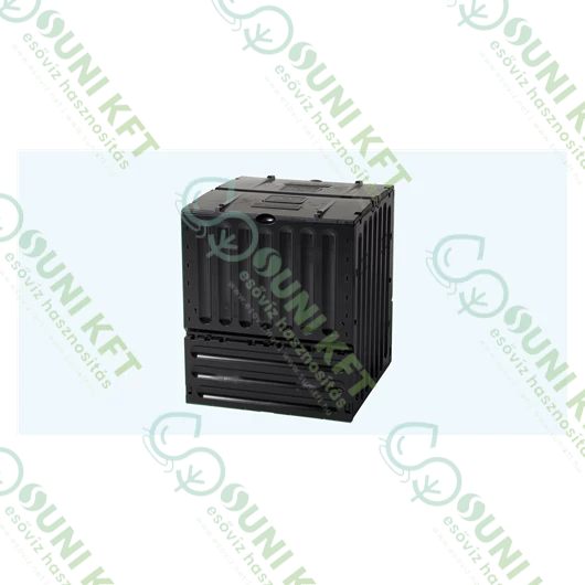 Komposztáló Eco-King 600 l, fekete - sunikft.hu
