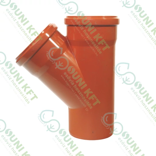 KG PVC Y idom KGEA-250/125/45° - sunikft.hu