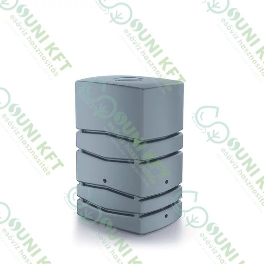 Esővízgyűjtő tartály, Aqua Tower, 450 l, szürke - sunikft.hu