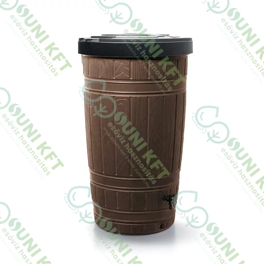 Esővízgyűjtő tartály, Woodcan, 265 l, barna - sdunikft.hu