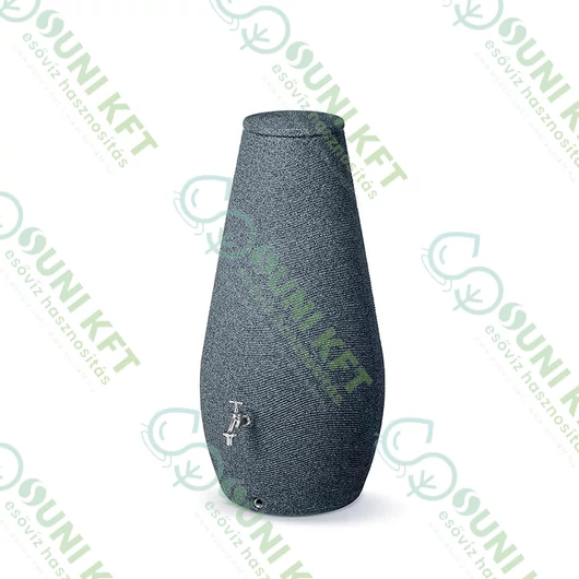 Esővízgyűjtő tartály, Drop 200 l, antracit - sunikft.hu