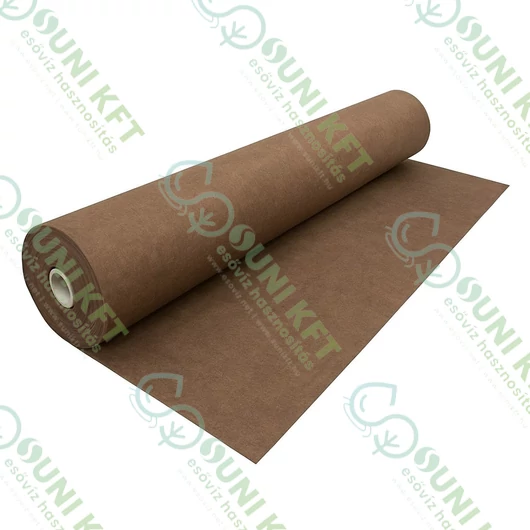 Geotextília 120 g/m², 2x100 méter 200m²/tekercs (barna) - sunikft.hu