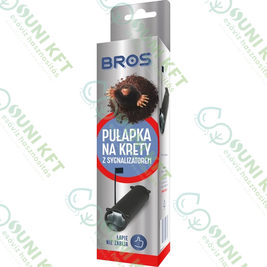 BROS vakondcsapda fogásjelzővel