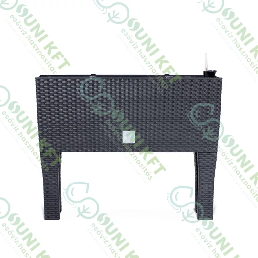 Rato balkonláda, virágcserép, antracit színű, 60 cm - sunikft.hu