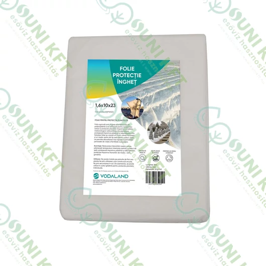 Növénytakaró fagy ellen, PP TERRA 1,6 × 10 m, 23 g/m², fehér színű - sunikft.hu