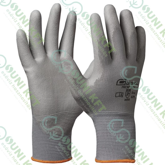 Micro Flex munkavédelmi kesztyű, szürke színű, 10/XL - sunikft.hu