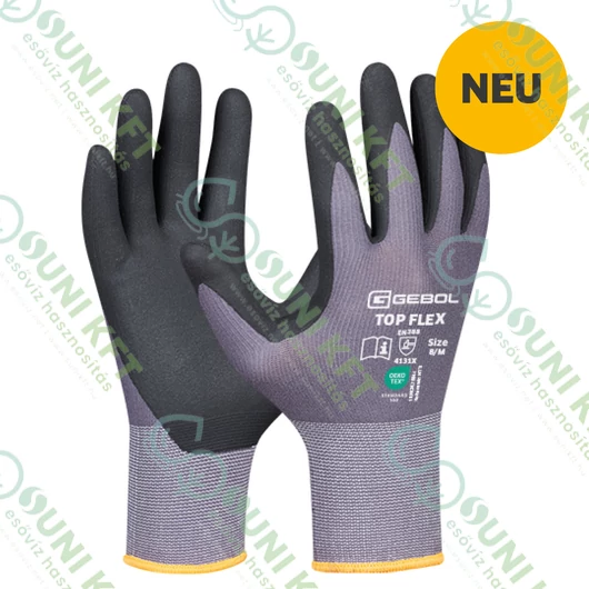 Top Flex munkavédelmi kesztyű, lila színű, 10/XL - sunikft.hu