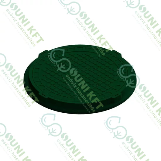 Kompozit aknafedél Ø986 mm, zöld - sunikft.hu