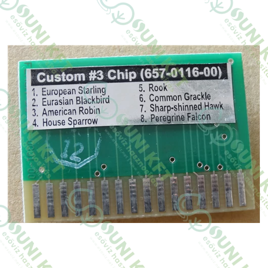Egyedi madárhang, Madárriasztó készülékhez tartozó kiegészítő Chip, No.124 - sunikft.hu