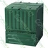 Komposztáló Eco-King 600 l, zöld - fő nézet - sunikft.hu