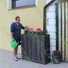 Kép 3/5 - Rainbox fali esővízgyűjtő tartály 300l, fa barna - sunikft.hu