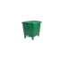 Kép 2/3 - Esővízgyűjtő tartály, szögletes - nehéz változat, 400 l, zöld