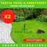 Kép 4/9 - Napraforgó alakú napelemes vakondriasztó, 2 darabos, kültéri - 400 m²